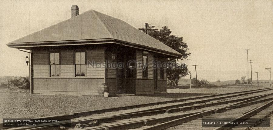 Postcard: Boston & Maine Railroad Passenger Station, Scotia, New York